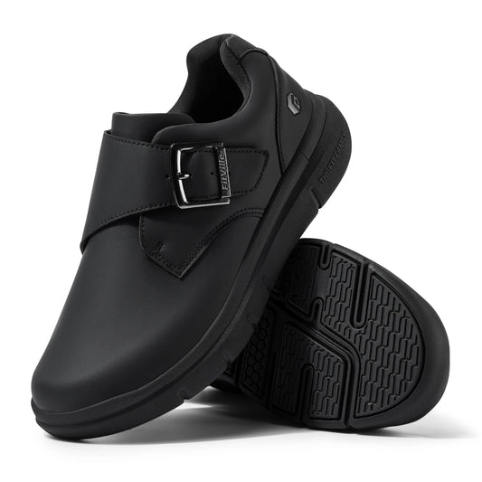 Oxford Derby Leather Shoes — Classic Black Business Lace-Ups