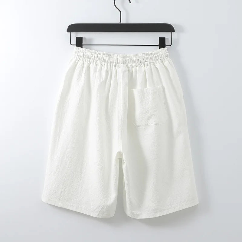 Oversized Linen Shorts – Up to 9XL