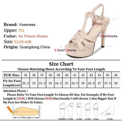 RomaWave | Microfiber Platform Stiletto Slides – Open Toe Party Sandals