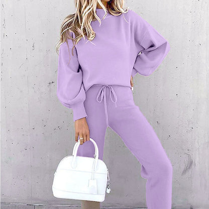 Sports Track Suit – Hooded Sweatshirt & Sweatpants Set