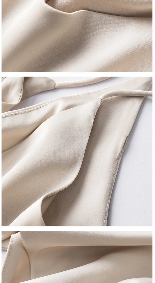 Slim V-Neck Camisole — Korean Crop Top Y2K Style