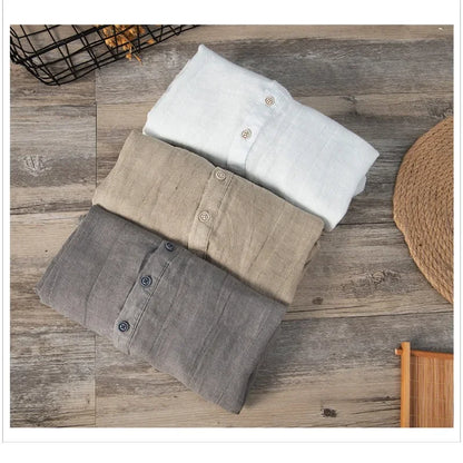 Linen Slim Fit Tee – Lightweight Summer