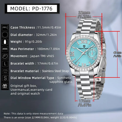 Sapphire Glass Luxury Watch – Waterproof & Elegant