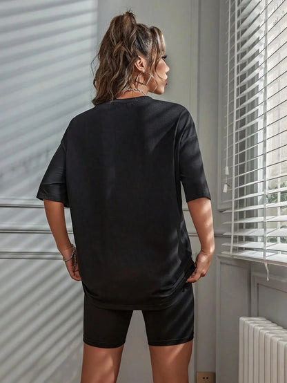 Brooklyn Graphic Set – Oversized Tee & Soft Shorts