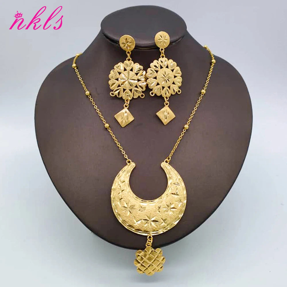Gold Plated Drop Set – Bohemian Wedding Gift
