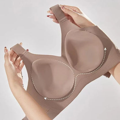 Adjustable Wireless Bra – No Wire, Large Bust Support
