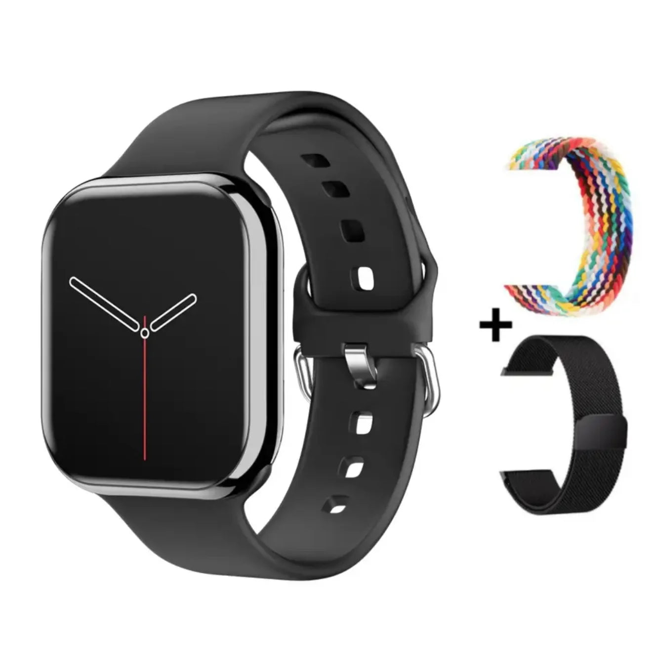 Smartwatch with Body Temp & GPS – NFC, Always-On Display, Sport Design