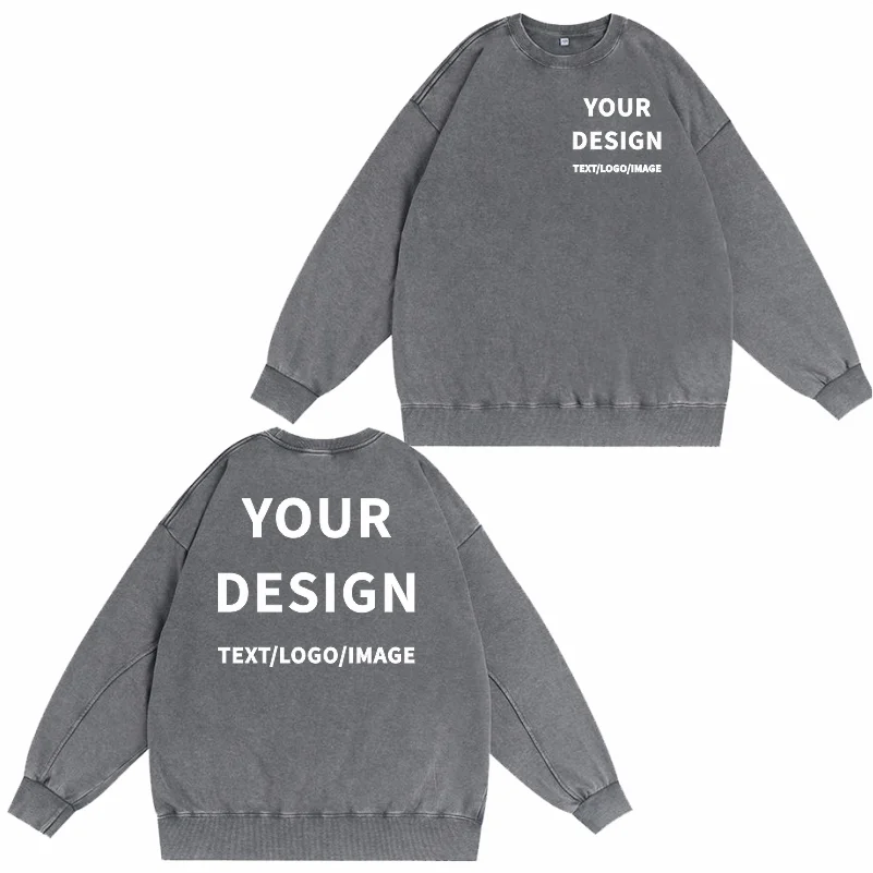 Tie-Dye Custom Logo Pullover