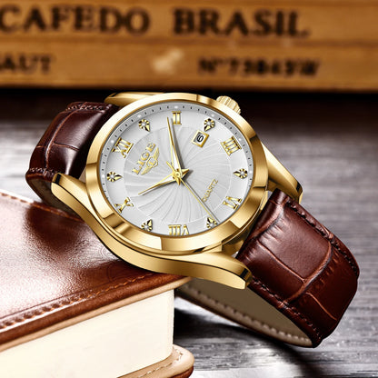 Military Leather Sport Watch – Durable & Fashionable