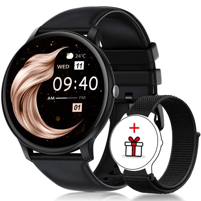 Silicone Strap Dress Watch – Casual with Diamond Accents
