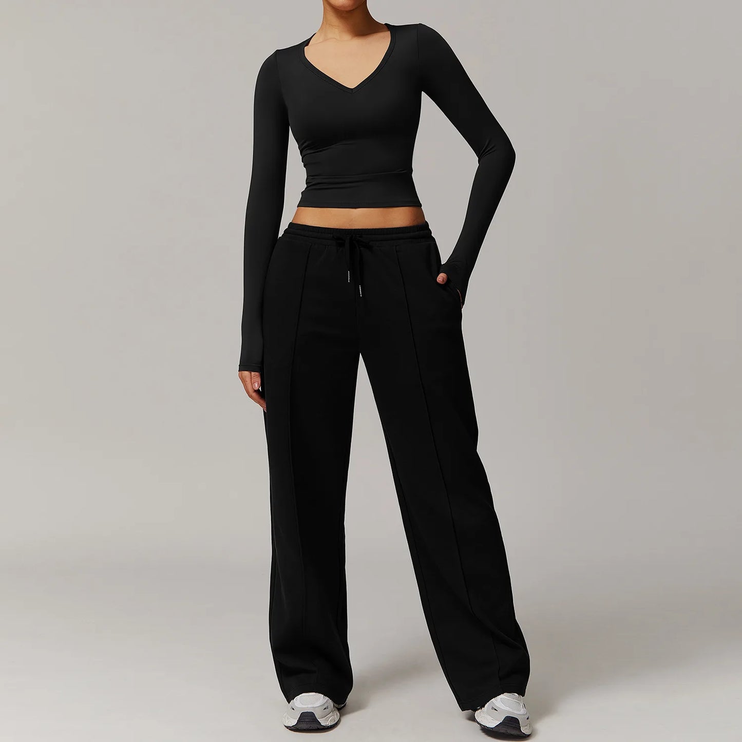 AirForm Lounge Set – Long Sleeve Top & Sweatpants