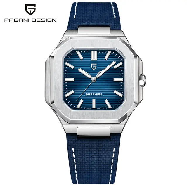 Quartz Sports Watch – Sapphire Glass, Waterproof, Stainless Steel Build