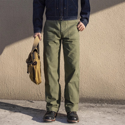 Red Tornado OG-107 Army Fatigue Cotton Trousers – Relaxed Fit