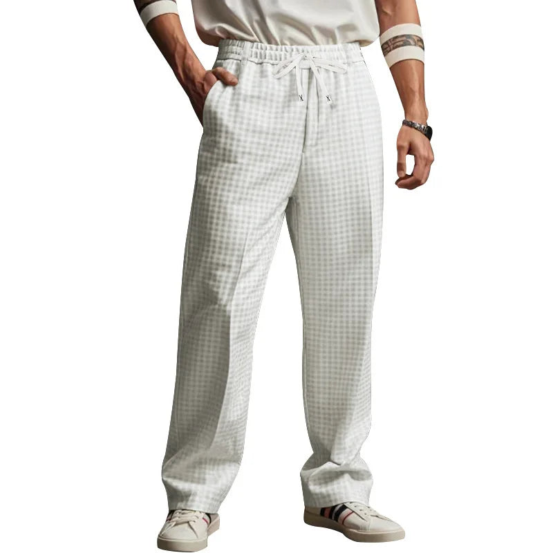 Digital Print Thin Casual Sweatpants – Business Style