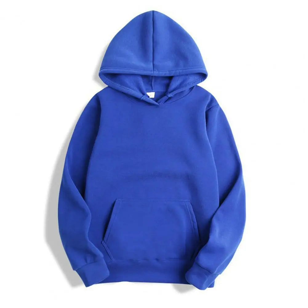 Drawstring Pocket Pullover — Soft, Warm, Loose Fit Hoodie
