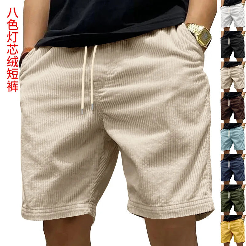 Corduroy Casual Shorts – Versatile Fit