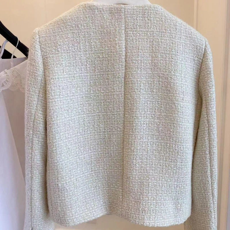 French Wool Tweed Coat