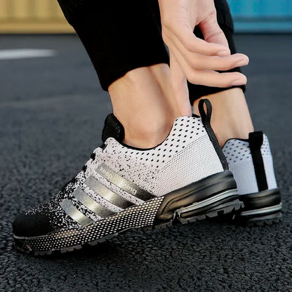 Breathable Mesh Running Sneakers — Lightweight Outdoor Athletic Jogging Shoes