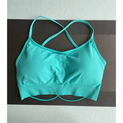 Invincible Seamless Bra — Women's Spandex Fitness & Leisure Sports Bra, Breathable & Elastic