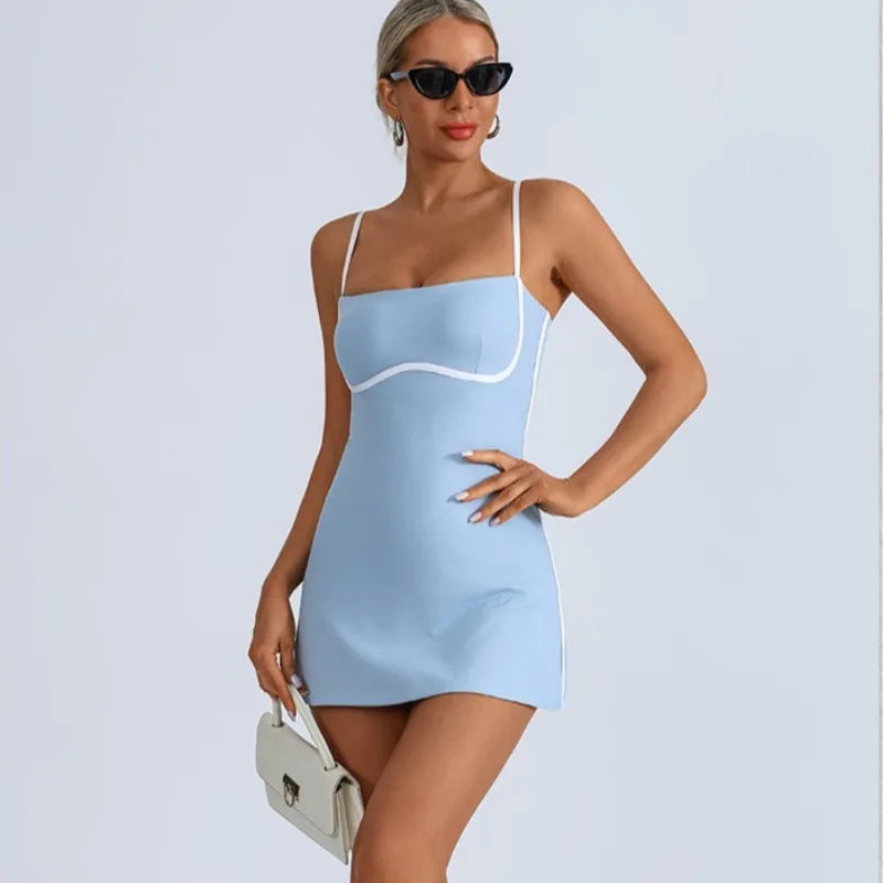 AceCourt Skirt Set – Built-In Bra Tennis Dress