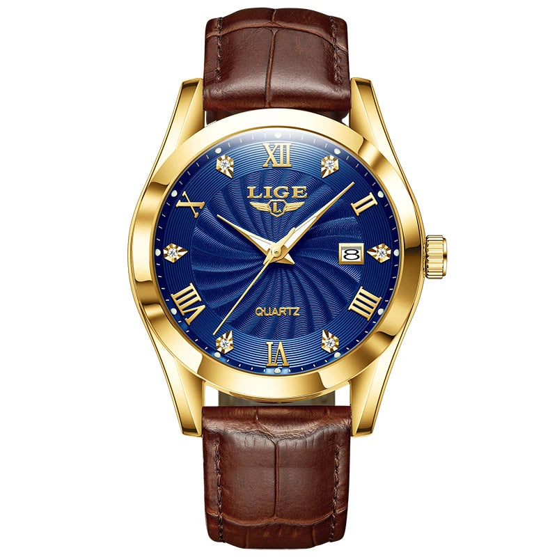 Military Leather Sport Watch – Durable & Fashionable
