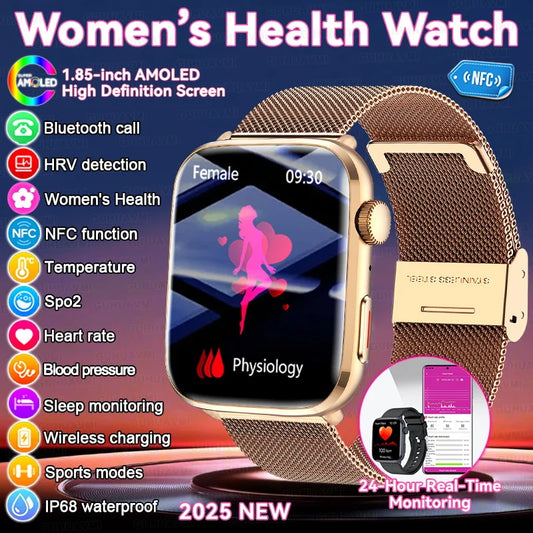 GPS Smartwatch with HD Screen – Waterproof Fitness Tracker