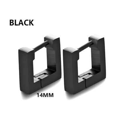 Geometric Triangle Stud Earrings – Punk Rock Style for Unisex