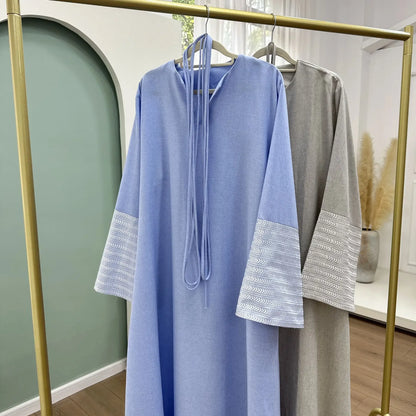 Embroidered Muslim Dress