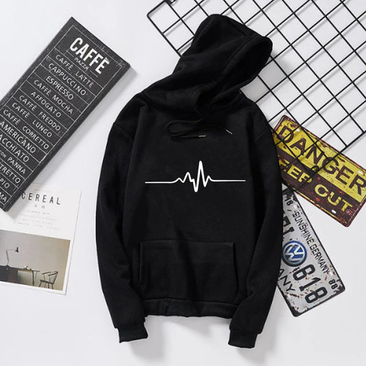 Essential Casual Hoodie — Sporty Loose Fit, Everyday Comfort