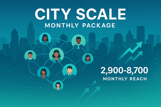 cria imagem para o pacote City Scale  (por mês)|Alcance Estimado: 2,900 – 8,700 pessoas/mês