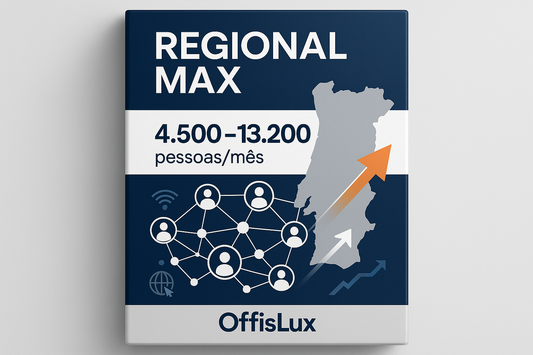 cria imagem para  o pacote Regional Max (por mês) | Alcance Estimado: 4,500 – 13,200 pessoas/mês