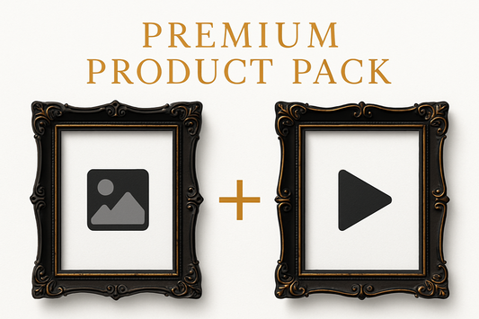 imagem para pack  Duo Premium combina Premium Foto + Premium Video quero siluheta moldura  e um + 