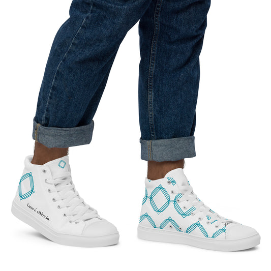 Luxo é Silêncio - High Top Canvas Shoes  | OffIsLux™