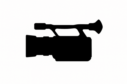 silueta de camera video para Starter Video